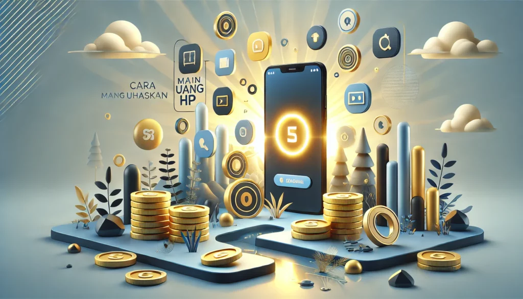 cara menghasilkan uang main game hp