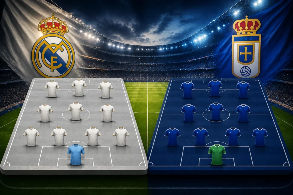 Prediksi Pertandingan Real Madrid vs Real Oviedo