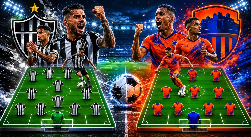 Statistik dan Susunan Pemain Atletico Mineiro vs Academia Puerto Cabello