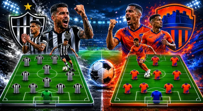 Statistik dan Susunan Pemain Atletico Mineiro vs Academia Puerto Cabello