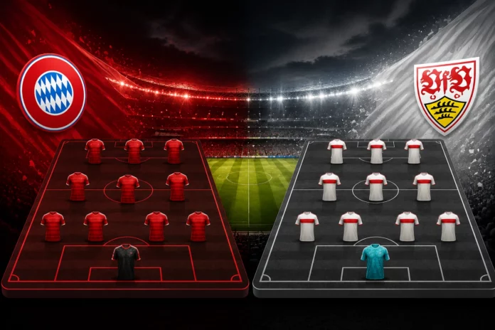 Statistik dan Susunan Pemain Bayern Munich vs Stuttgart