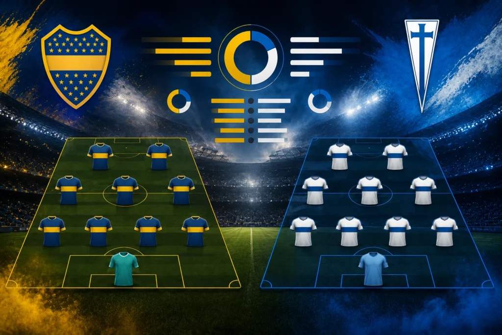 Statistik dan Susunan Pemain Boca Juniors vs Universidad Catolica