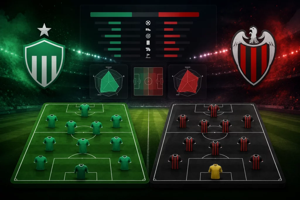 Statistik dan Susunan Pemain Saint-Etienne vs Nice