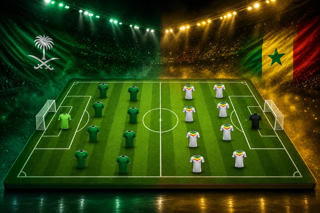 Prediksi Pertandingan Persahabatan Saudi Arabia vs Senegal