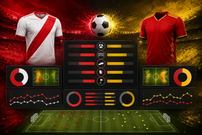 Statistik Timnas Peru vs Tim Nasional Spain Statistik Timnas Peru vs Tim Nasional Spain